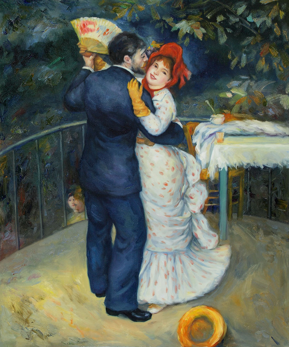 Dance in the Country - Pierre-Auguste Renoir painting on canvas